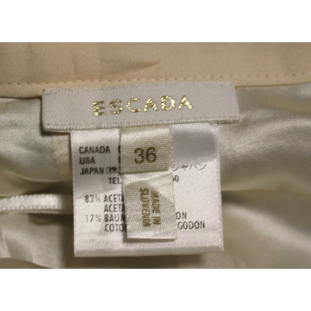 Escada Blue Chevron Pencil Skirt - Picture 3 of 7